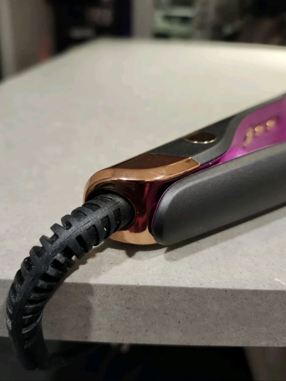 LANDOT Hair Straightener and Curler 2 in 1, Twist Straightening Curling Iron